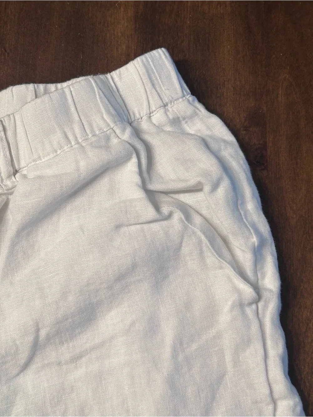 Quince 100% European Linen Pants White Size Medium